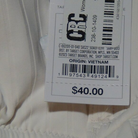 Shade & Shore Womens Ribbed 1-Shoulder Cut-Out Cheeky 1 Piece Swimsuit Ivory Siz - Picture 9 of 16